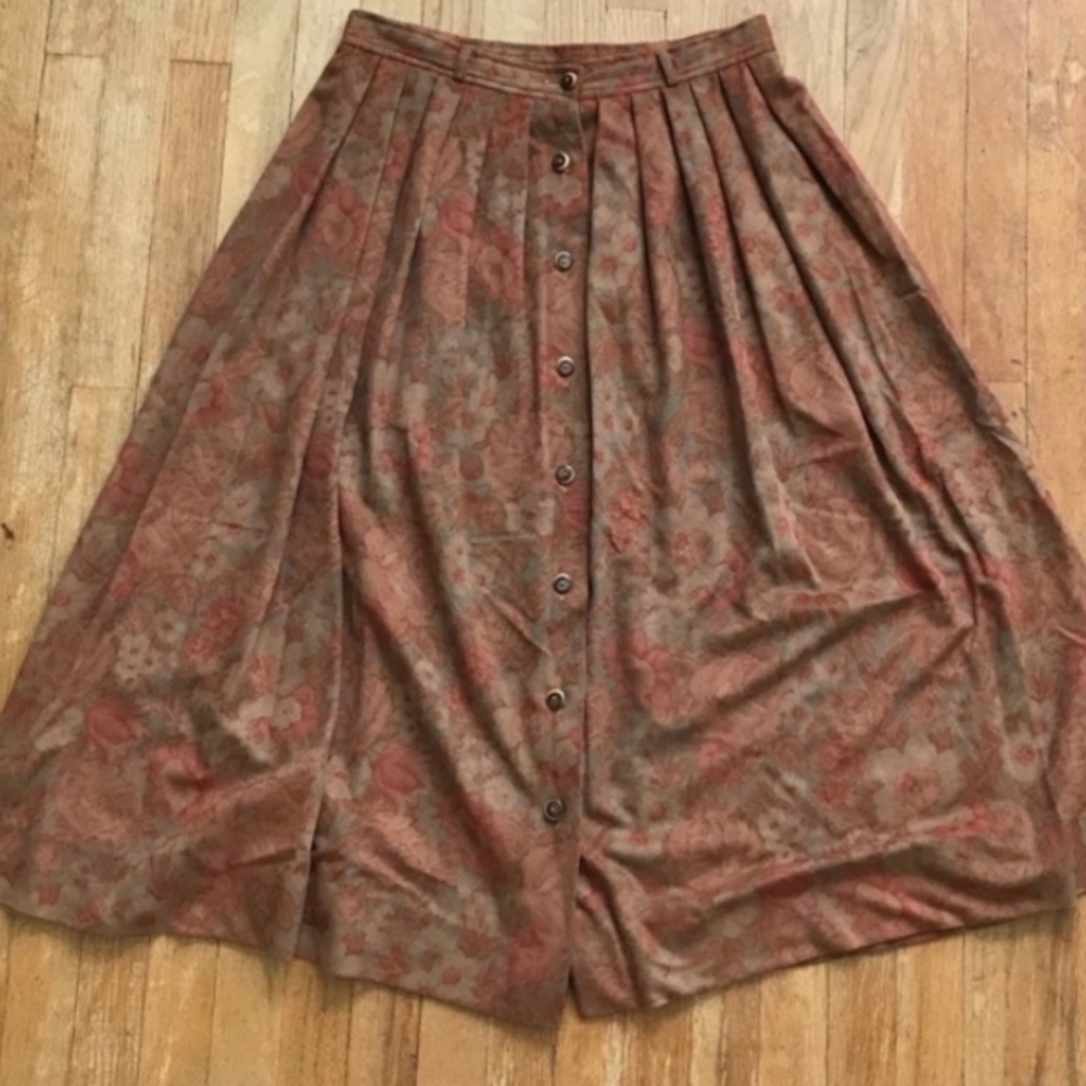 Vintage boho maxi skirt